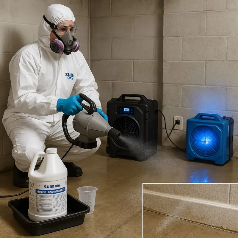 Sanitization and Odor Removal process in Bainbridge, OH